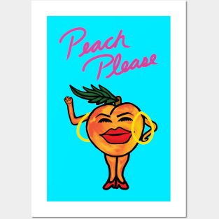 Peach Please Posters and Art